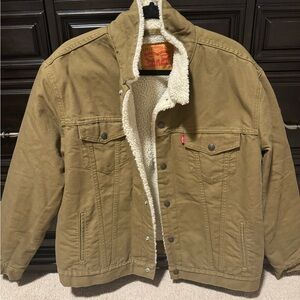Levi's Men's Brown Sherpa Jacket